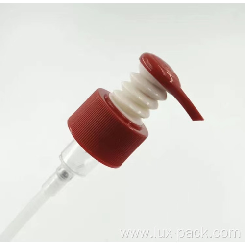 28/410 Plastic Shampoo Lotion Dispenser Pump Screw Shaped